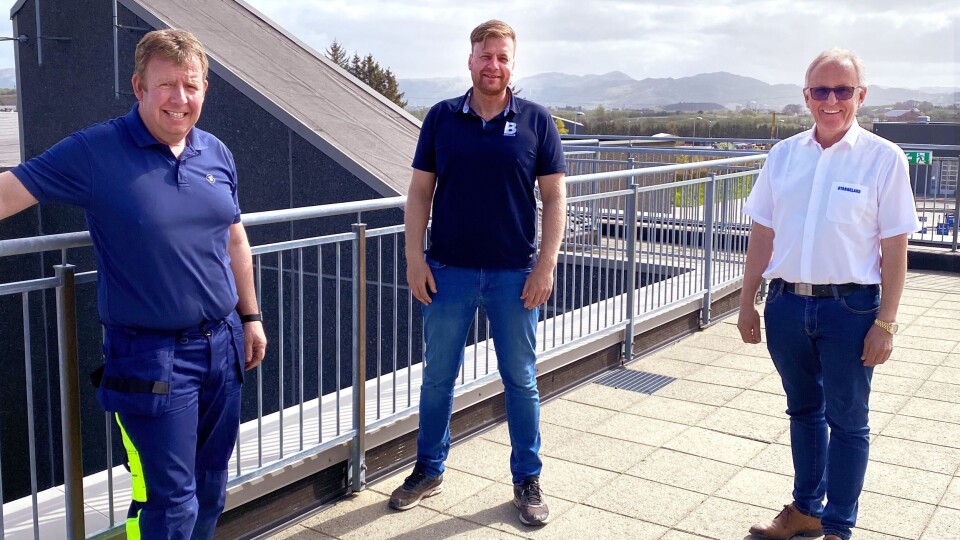 Fra venstre: Tommy Stangeland, Kai Peder Birkeland og Olav Stangeland.