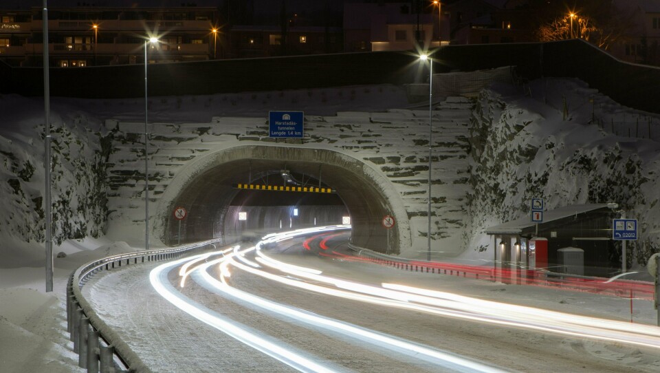 Harstadåstunnelen.