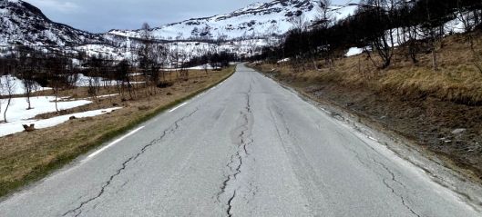 Peab Asfalt Norge asfalterer 11,8 km av fv. 512