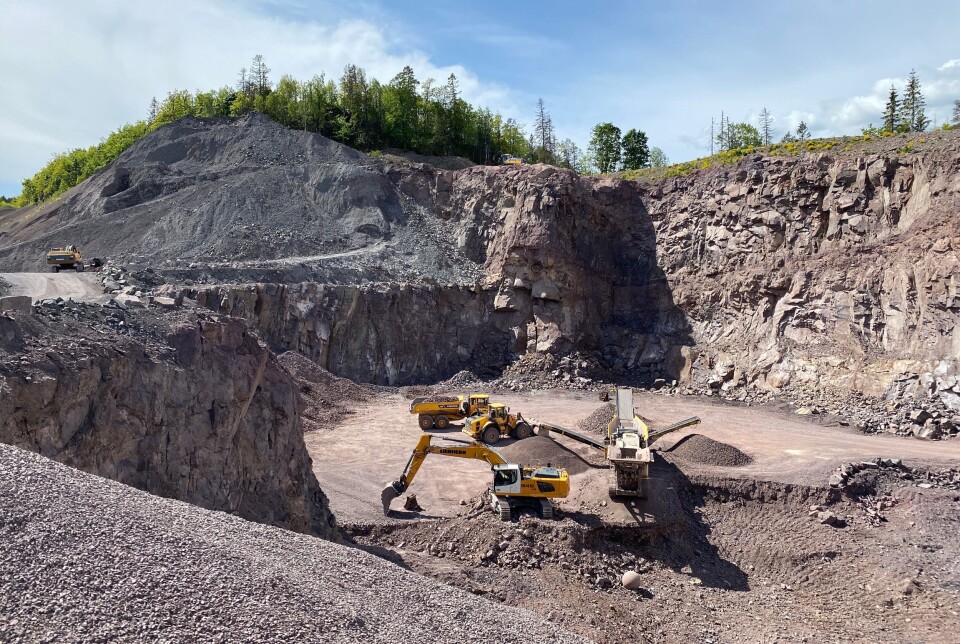 STORT SPENN: Alt utstyret i dette knuseverket er utleid fra Machine Partner AS. STORT SPENN: Alt utstyret i dette knuseverket er utleid fra Machine Partner AS.