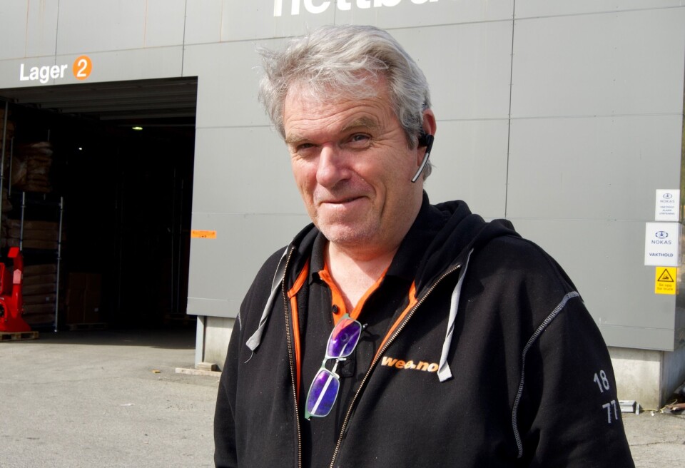Maskinansvarlig i Wee.no, Jan Sigurd Bakken.