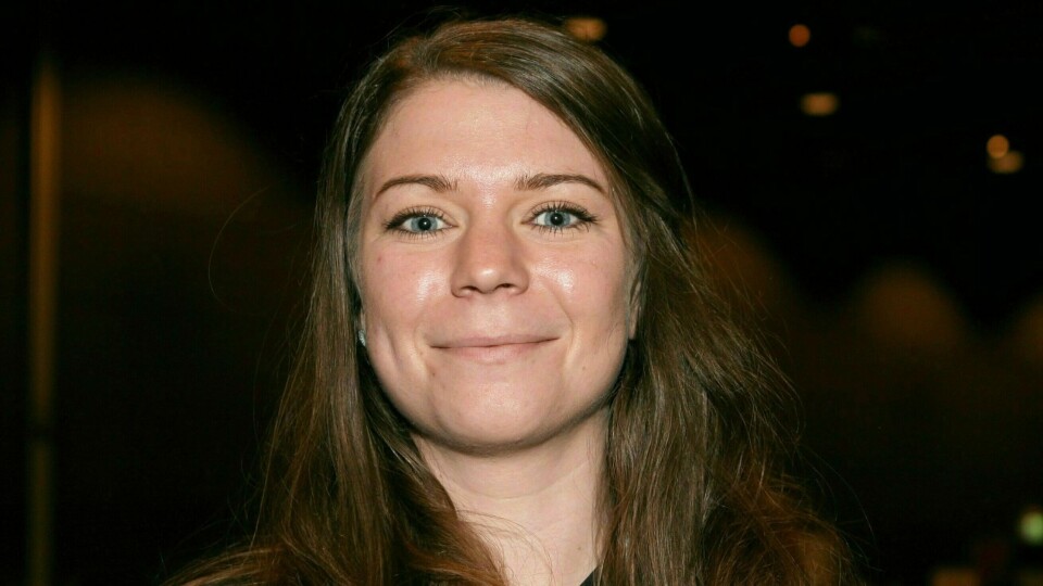 Linn Victoria Berger har gått på land. Foto: Per Dagfinn Wolden