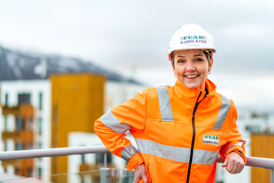 Gro Skaar Knutsen, administrerende direktør i Peab Bjørn Bygg.