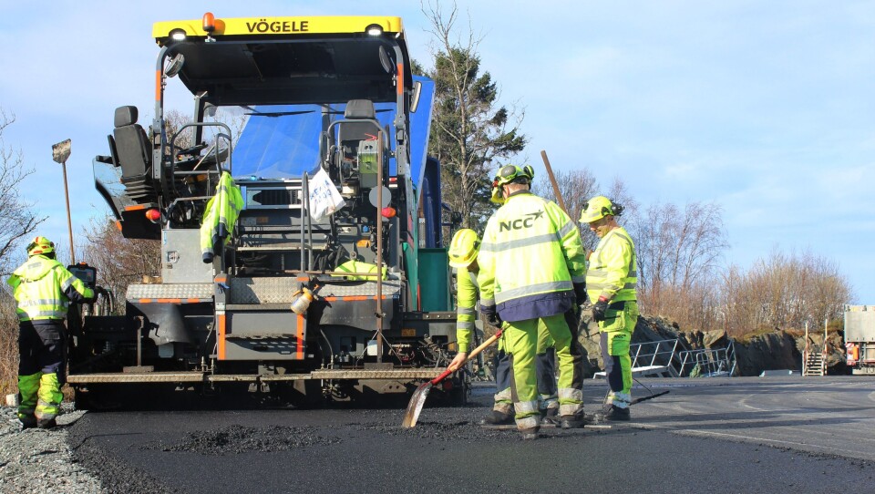 Asfaltlegging foto ncc