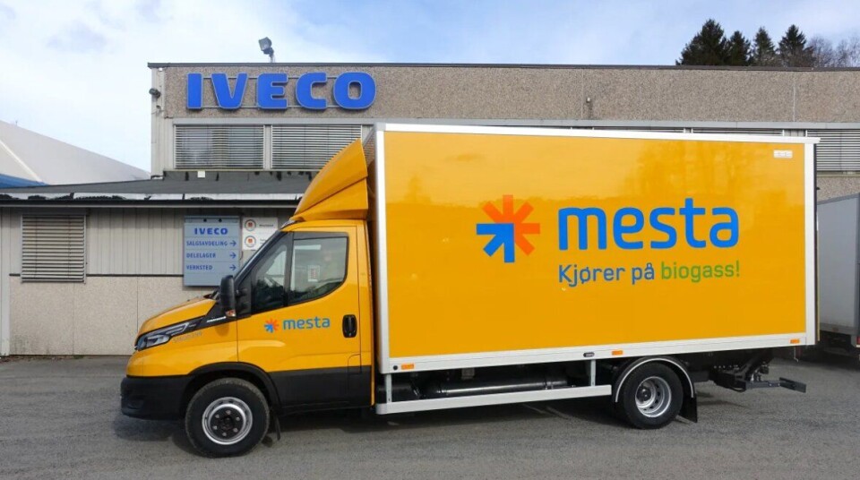 Iveco leverte biogassbil til Mesta.