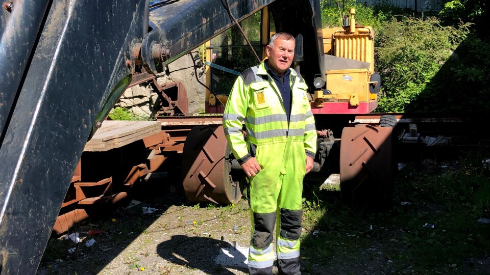 De første årene hos Fosby kjørte Roar brøyt.