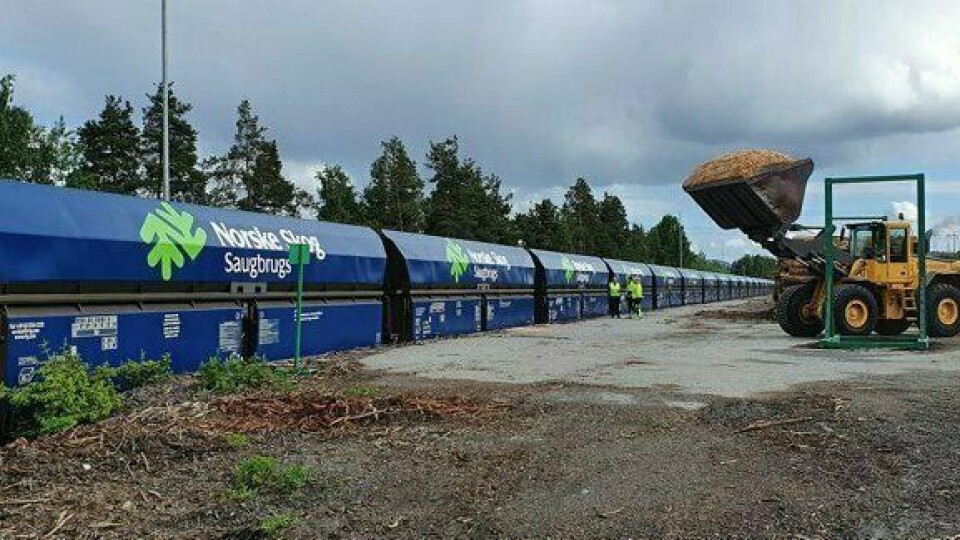 Treindustribedriften Gausdal Bruvoll i Oppland lager byggematerialer i tre. Flis er sidestrøm i produksjonen og blir fraktet til Norske Skog Saugbrugs i Halden der det blir til ulike typer magasinpapir. (Foto: Finn Arne Bjørnstad, Norske Skog Saugbrugs AS) Treindustribedriften Gausdal Bruvoll i Oppland lager byggematerialer i tre. Flis er sidestrøm i produksjonen og blir fraktet til Norske Skog Saugbrugs i Halden der det blir til ulike typer magasinpapir. (Foto: Finn Arne Bjørnstad, Norske Skog Saugbrugs AS)