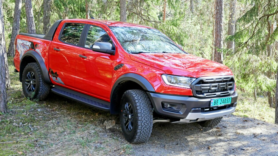 Ford Ranger Raptor har vært en ubetinget suksess for den norske importøren. Hittil i år er nærmere halvparten av Ranger-registreringene Raptor-versjonen.
