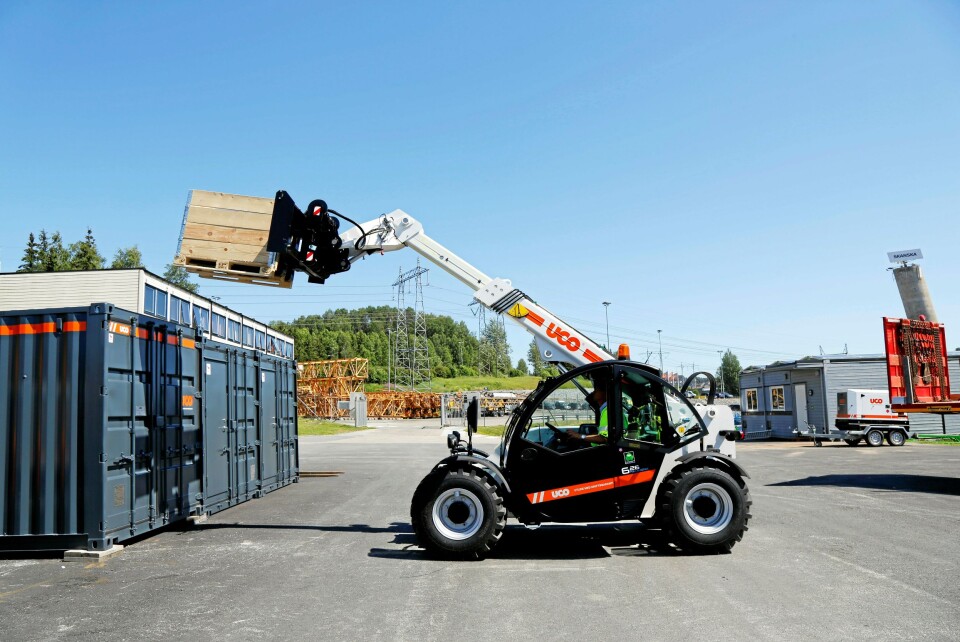 FØRSTE: Italienske Faresin skal være den første produsenten som leverer batterielektriske teleskoptrucker.