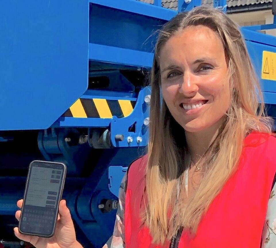 DIGITALE INITIATIV: Supply Chain Planner & Developer i Ramirent Norge, Annikken B. Nygaard, ser frem til å videreutvikle appen.