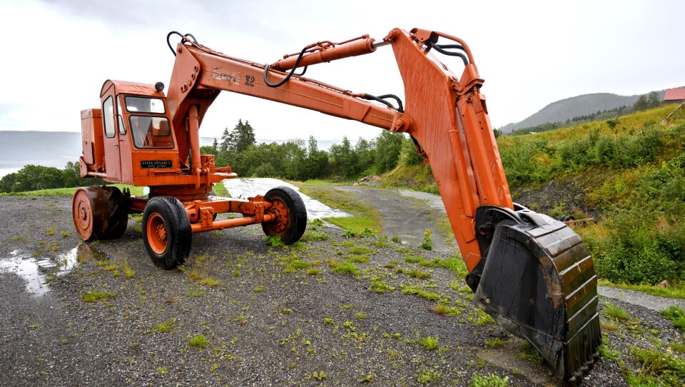 En Brøyt X2 fotografert i 2019, ved et av Ole M. Almeli AS' anlegg på Romerike.