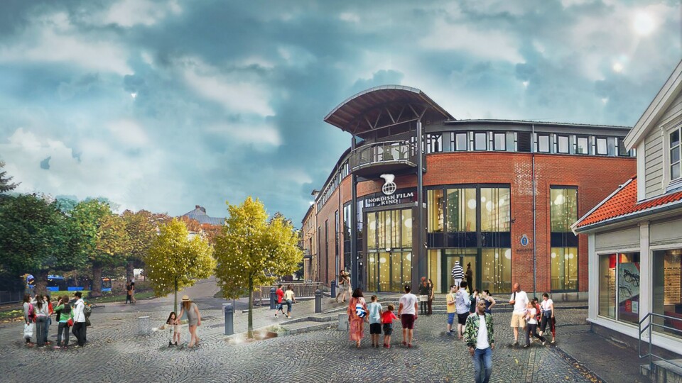 Halden Storsenter skal skal bygges om til kultur-  og flerbrukshus.