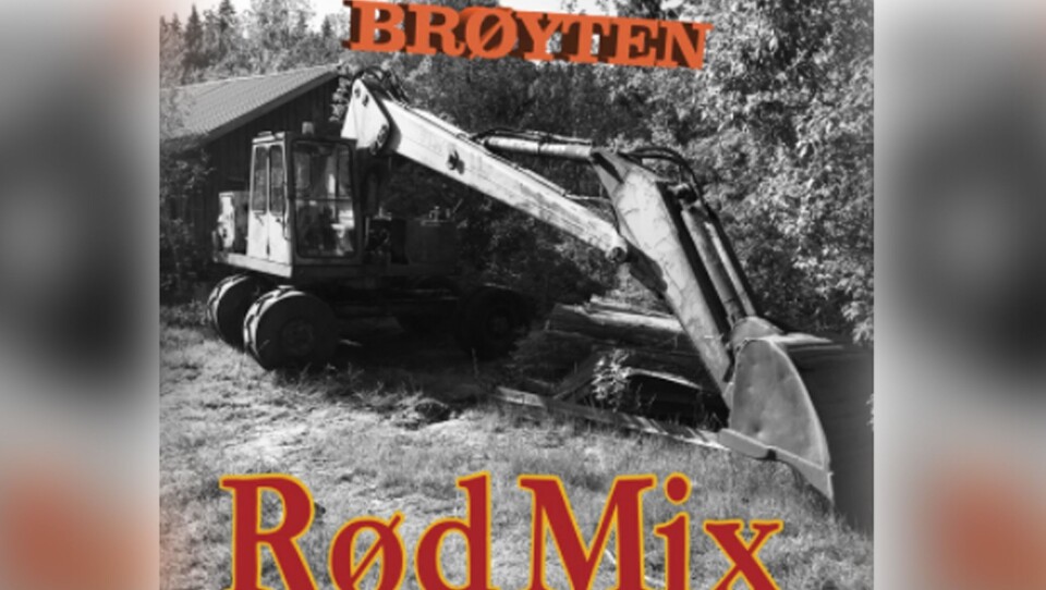 Coveret til «Brøyten» av bandet Rød Mix.