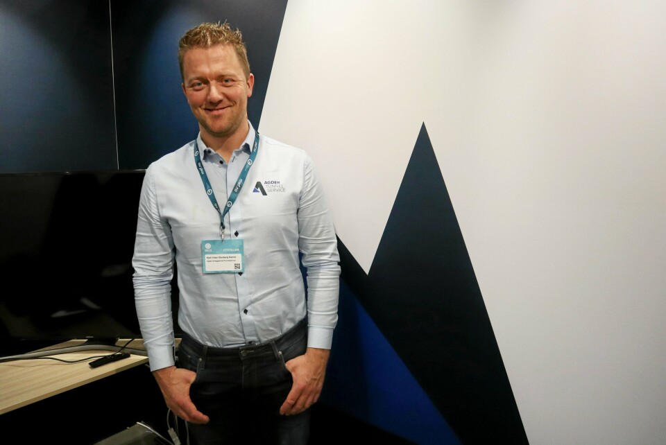 BYGGER OPP: Adm. direktør Kjell Vidar Hamre i Agder Tunnelservice, er glad for Normet-avtalen.