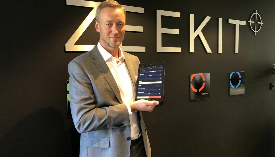 DIGITALISERER TRANSPORTBRANSJEN: Robert Bengtsson-Fosen og kollegene i Zeekit AS er på full fart inn i transportbransjen med nye og smarte digitale løsninger som effektiviserer og gir en etterlengtet kontroll.