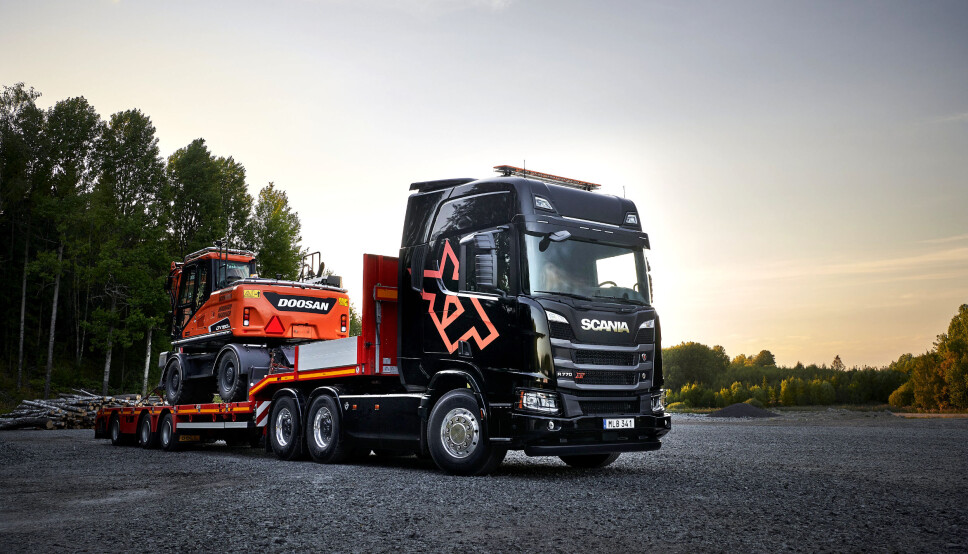 Scania R 770 XT V8 6x4 Highline, tungtransport. Denne kan bli en hit i Norge.