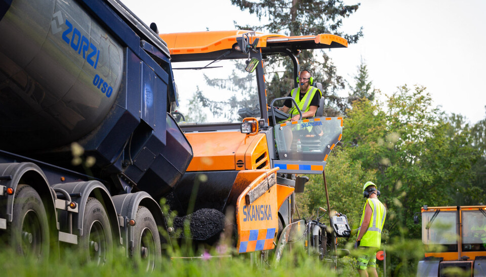 Skanska lanserer klimanøytral asfalt.