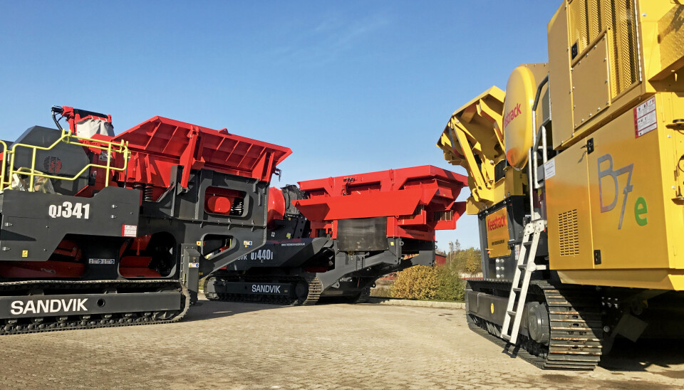 Sandvik QJ341, med teleskopisk sidetransportør er en nyhet i 2020. Sandvik QJ341, med teleskopisk sidetransportør er en nyhet i 2020.