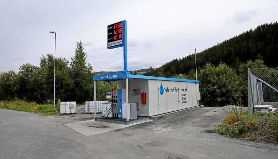 DET FØRSTE: Valdres Oljeservice AS på Fagernes er det første Vera Valdres-anlegget. Dette ble etablert i 2019.