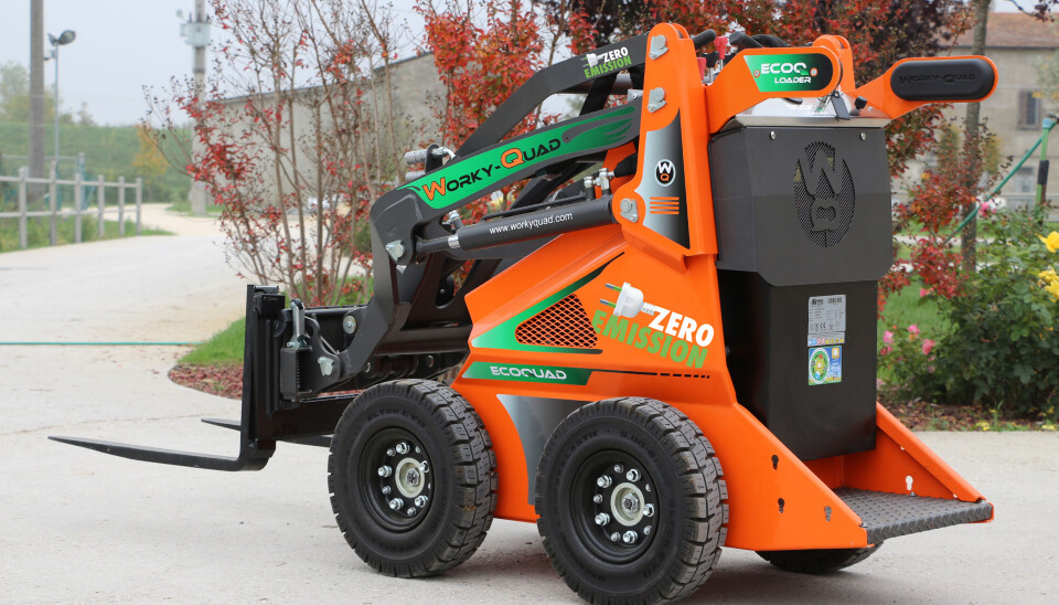 Worky Quad minilaster finnes også i batteridrevet versjon.