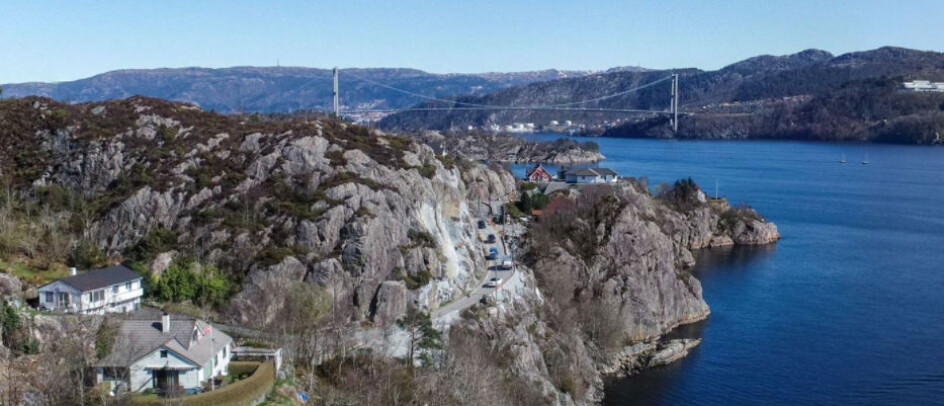 Contexo jobbet blant annet på fv. 213 Skiftesvik-Marikoven for Vestland fylkeskommune da konkursen var et faktum for noen dager siden.
