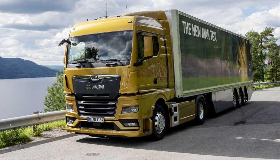 FLAGGSKIPET: TGX er den første modellen MAN har startet produksjon av i Next Generation Truck. Etter en covid 19-forsinkelser er nå leveransene i gang.