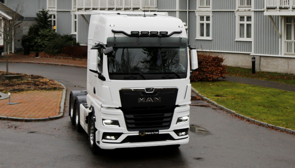 VINNER: MAN TGX er kåret til Truck of the Year 2021.