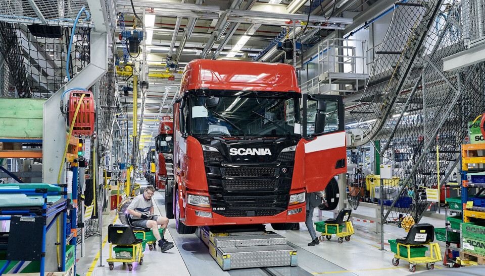 Illustrasjonsbilde fra en av Scanias fabrikker.