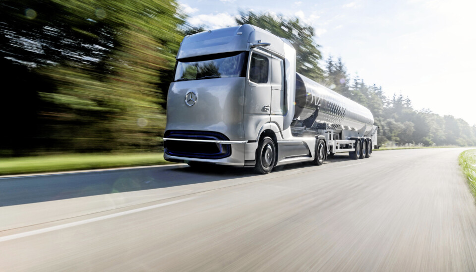 Daimler Trucks CO2-nøytrale fremtid med elektrisk drivlinje og hydrogen brenselcelle.