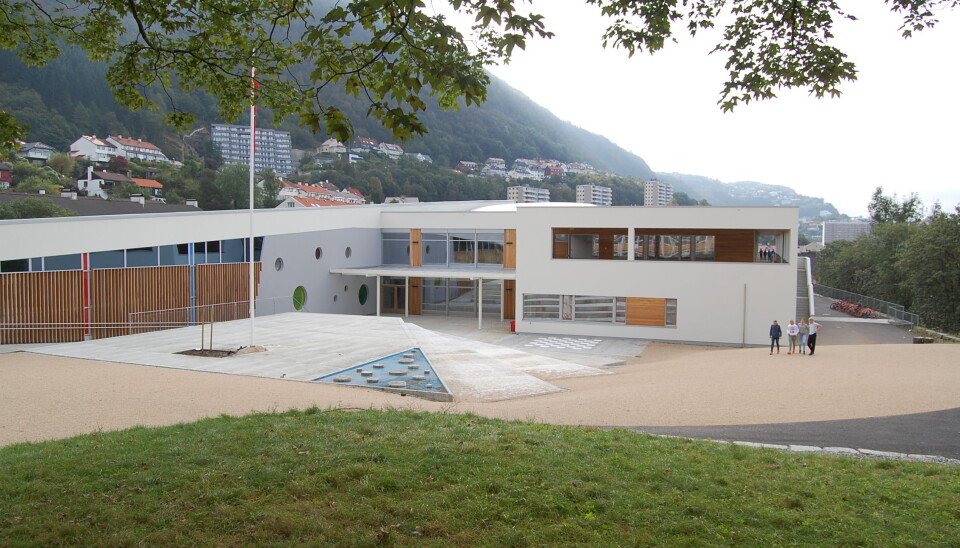 Norconsults avdeling for skoleutvikling har bistått Bergen kommune i flere planleggingsarbeid knyttet til skole-, barnehage- og idrettsanlegg. Nå er de tildelt ny rammeavtale med Bergen kommune. Her fra Landås skole.