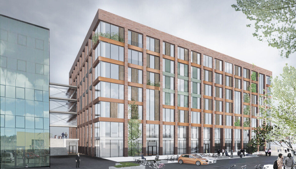 Veidekke bygger miljøbygget ALO på Sluppen i Trondheim