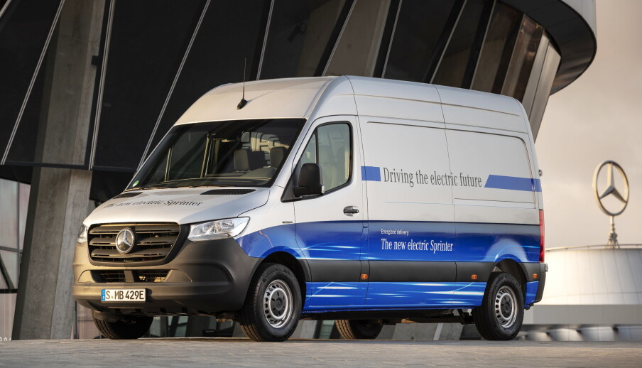 2. plass: Mercedes-Benz eSprinter sørget for storeslem til elektrifiseringen med 2. plassen i årets kåring.