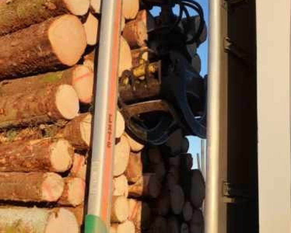 Lasten lå langt fra fremveggen.