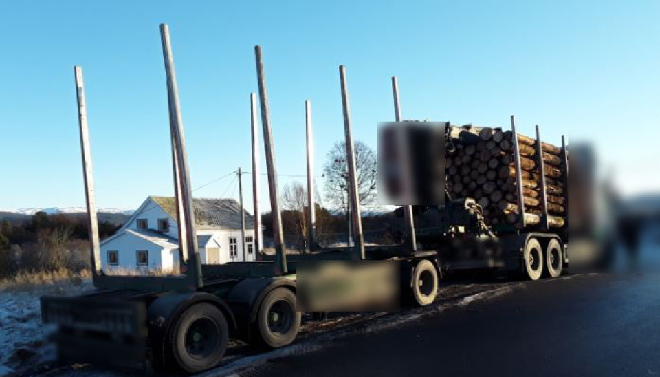 Vogntoget var 6,3 meter for langt etter veistandarden.