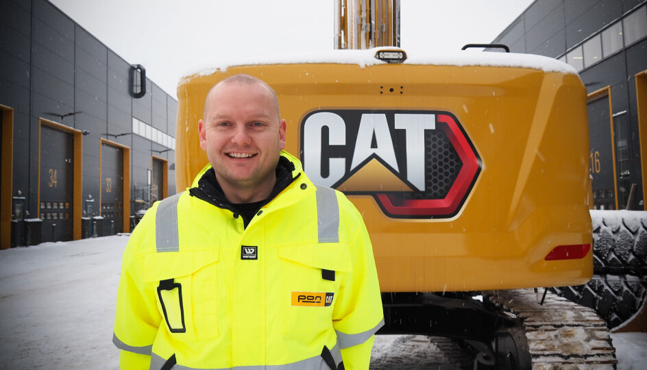 Marius Halnes har vært maskinansvarlig hos Skanska i Norge siden 2011. Nå er han blitt produktsjef for Cat gravemaskiner hos Pon Equipment AS