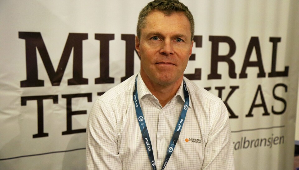 Mineralteknikk-eier Arne Kenneth Øvstebø, kjøpte konkursboet til Scandia Maskin og tar midlertidig over som daglig leder også i Scandia Maskin. Foto: Klaus Eriksen