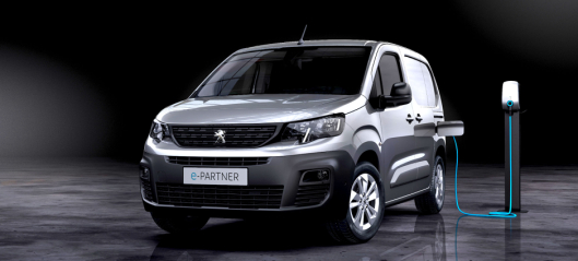 Peugeot e-Partner med 275 km rekkevidde
