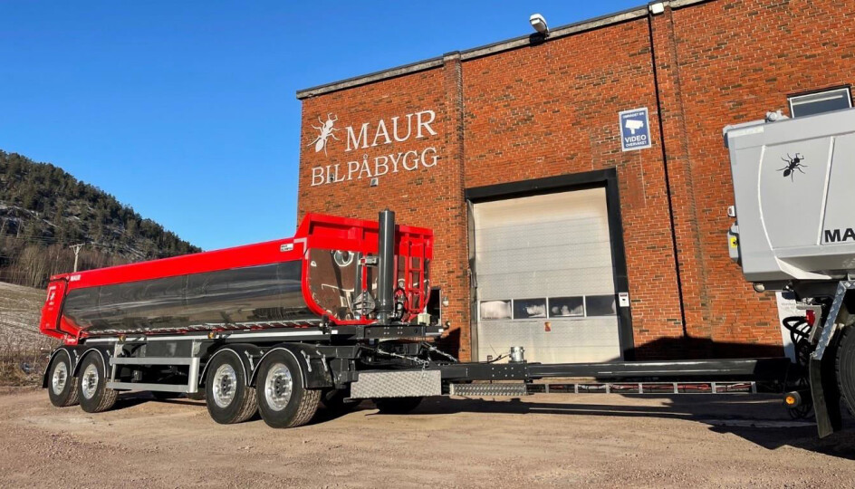Nye Maur ST4 har fire akslinger og 40 tonn teknisk totalvekt.