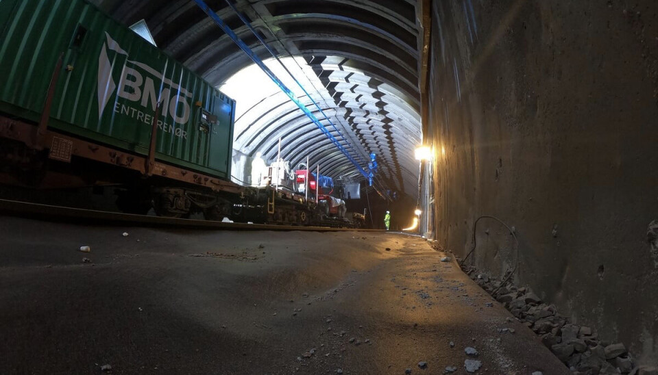 ILLUSTRASJONSFOTO: Bildet er fra en tidligere tunneljobb som BMO Entreprenør har utført.