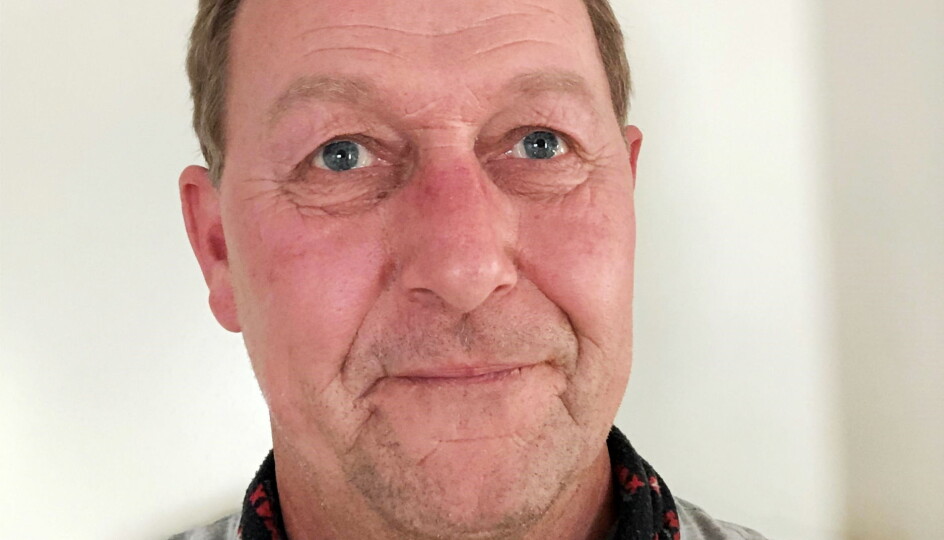 Erlend Monsen (55) er ansatt som distriktssjef for maskinsalg for Hymax i Møre og Romsdal.