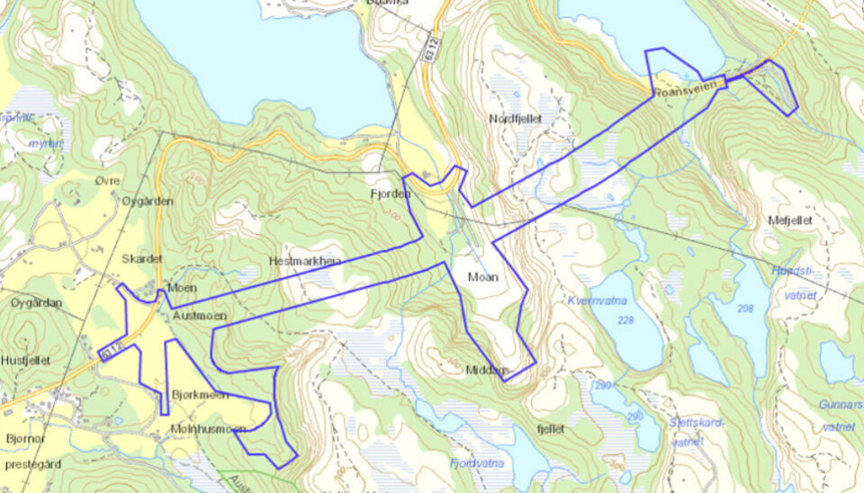 Planområdet.
