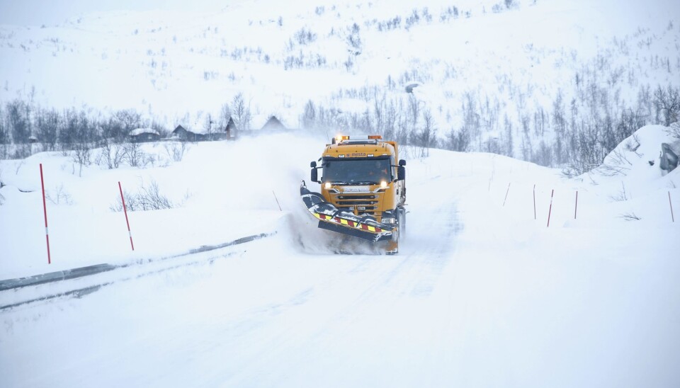 Illustrasjonsbilde vinterveidrift.