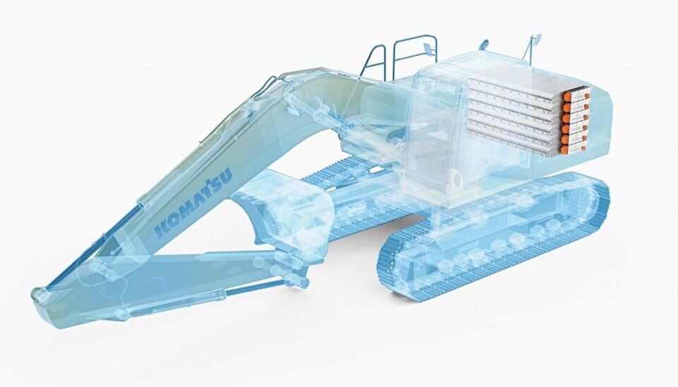 KOMMER: Nå utvikles det små og mellomstore elektriske Komatsu gravemaskinmodeller. KOMMER: Nå utvikles det små og mellomstore elektriske Komatsu gravemaskinmodeller.