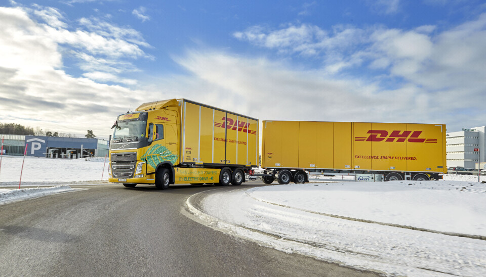 DHL Freight og Volvo Trucks har satt i gang et prosjekt med fokus på helelektrisk langdistanse tungtransport.