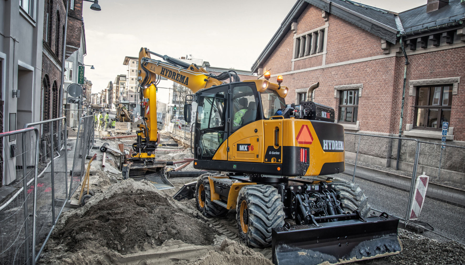 Nye MX16G hjulgraver fra Hydrema.