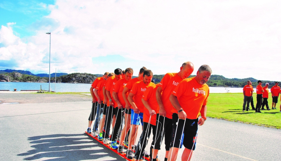 FELLES TAK: Kulturbygging og samarbeid er veldig viktig for Naboen Utleie og deres 102 ansatte. Her må det virkelig samarbeides for at det skal gå bra.