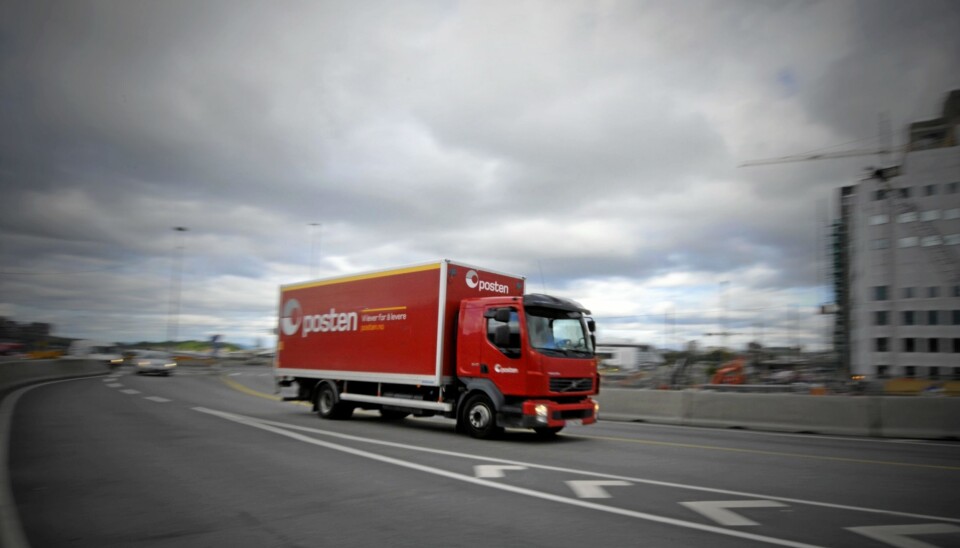 Bildet er fra 2015. Volvo er blant lastebilprodusentene som Posten Norge krever erstatning fra. Denne lastebilen er imidlertid mest sannsynlig kjøpt etter at kartellet ble avslørt.