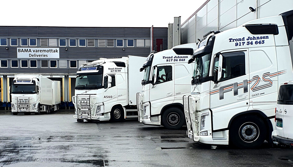 STØRSTE: Askos lager i Brumunddal er base og utgangspunkt for mye av det Trond Johnsens biler transporterer.