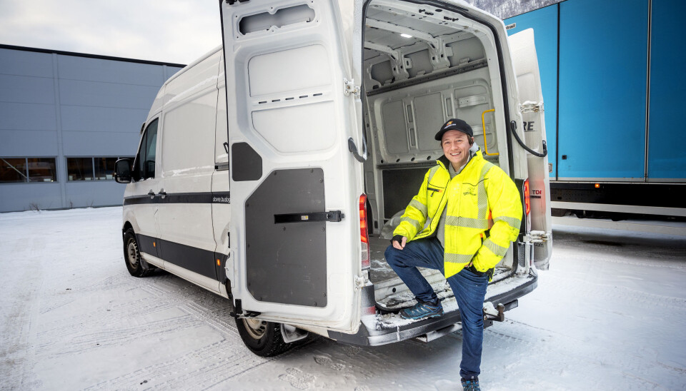 VARIERT: Bilparken består av både distribusjonsbiler, containerbiler trekkvogner og varebiler.