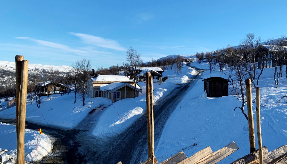 HYTTER: Hyttebygging i Norge er i vinden som aldri før, mye på grunn av covid-19. Her fra toppen i Uvdal alpinanlegg. Foto: Klaus Eriksen